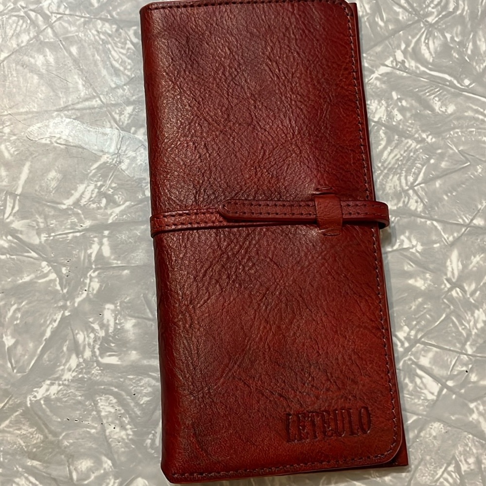 Leteulo thin Leather wallet